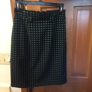 Esley winter high waist skirt with ruffle detail